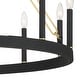 preview thumbnail 41 of 41, Update 12-light 40In Modern Farmhouse Wagon Wheel Chandelier