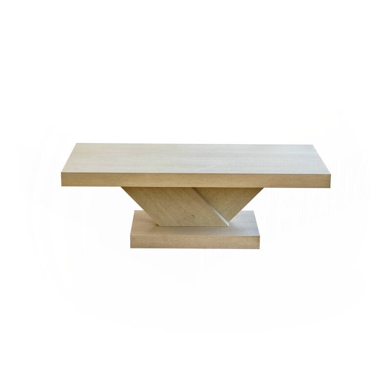 Modern Cross Leg Coffee Table, Sturdy X-Shape Design