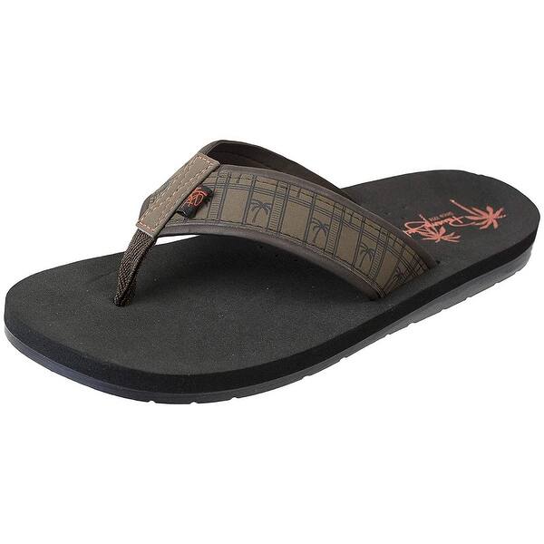 Shop Panama Jack Mens Evm6040apj Slip On Open Toe Flip Flops Overstock 23532178