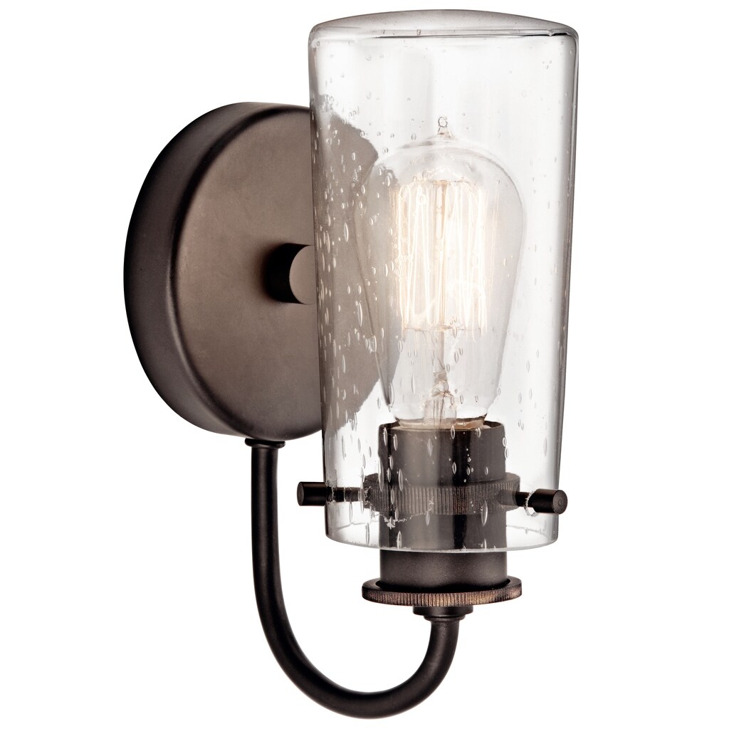 Kichler Lighting Braelyn collection 1-light Olde Bronze Wall Sconce
