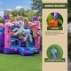 preview thumbnail 2 of 8, XJUMP Unicorn Commercial Grade Inflatable Bounce House Water Slide Combo with Detachable Pool & Air Blower, Wet Dry Use