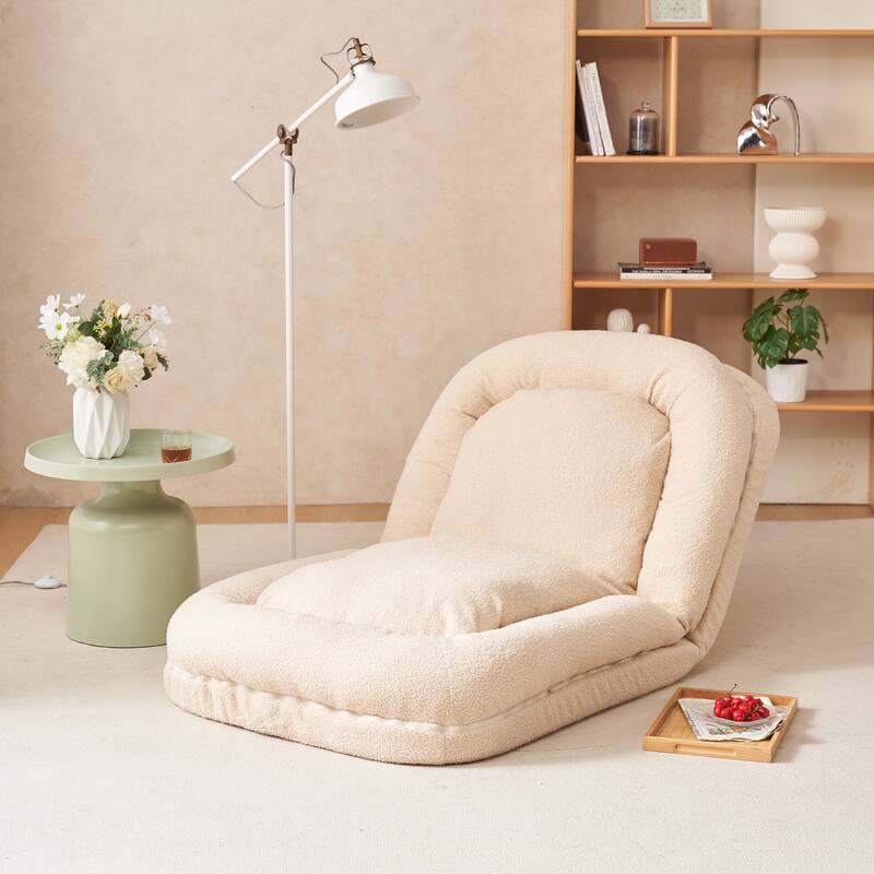 18-Position Adjustable Folding Sofa Bed for Sitting and Sleeping