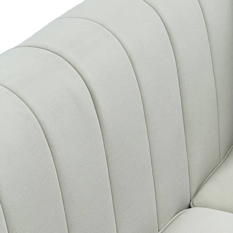 Chesterfield Velvet Button Tufted Sofa, Luxury 3-Seater Couch with 2 Pillows