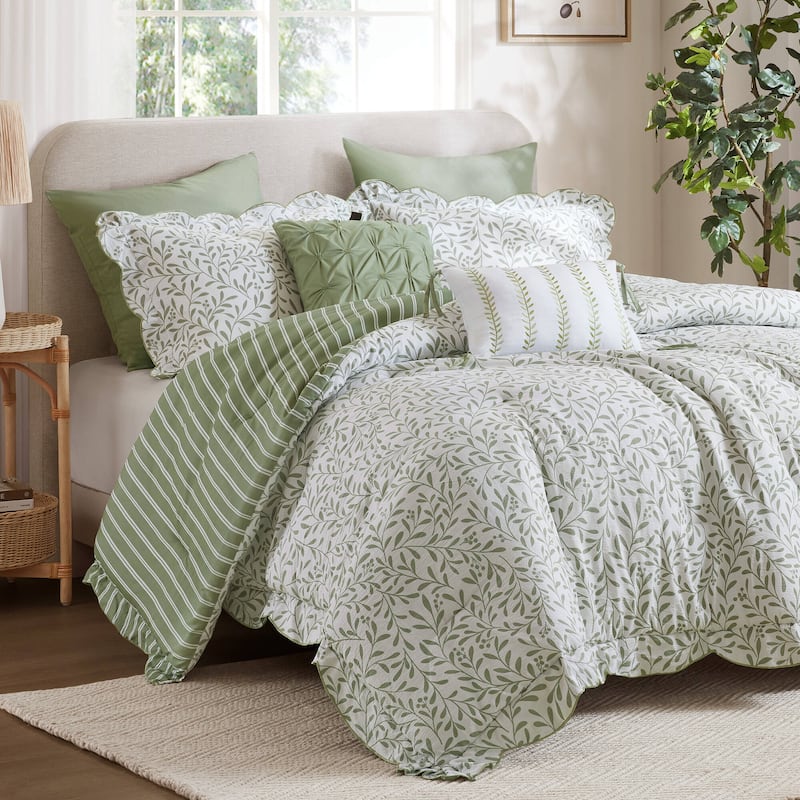 Madison Park Darcy 5 Piece Print Comforter Set