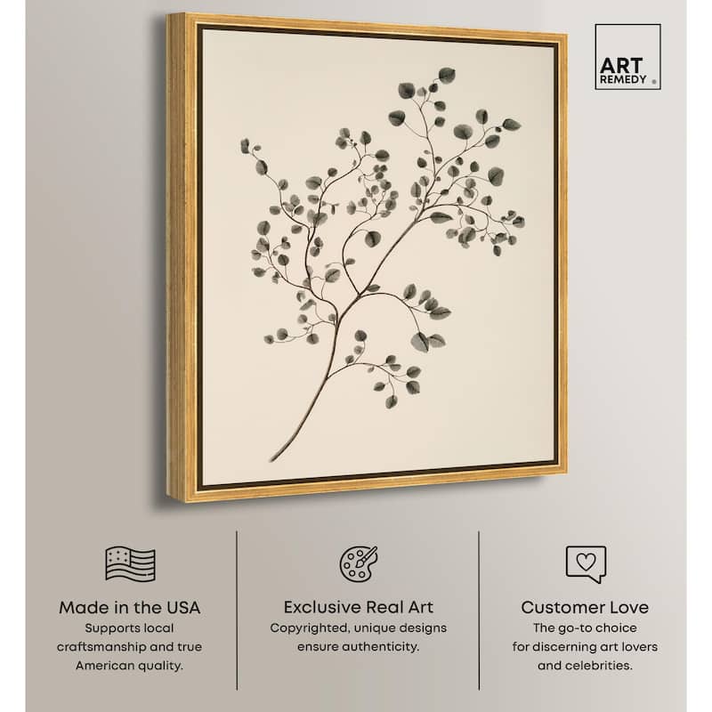 Bilberry Branch Canvas by Art Remedy