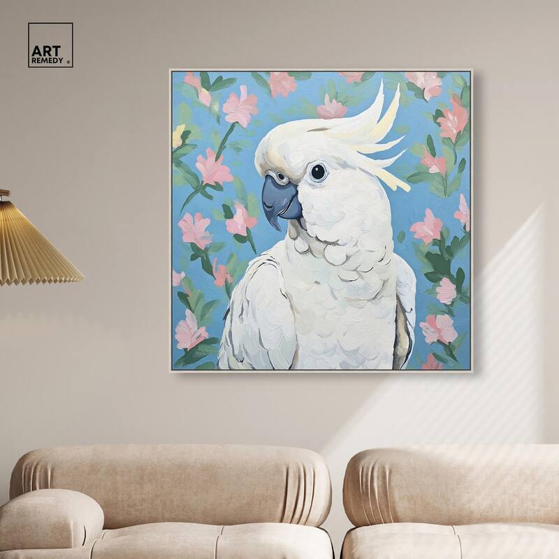 White Cockatoo I Canvas by Art Remedy