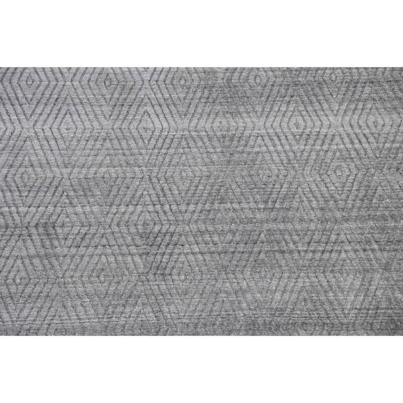 Decorative Modern Trellis Gabbeh Area Rug Handknotted Wool Carpet 5