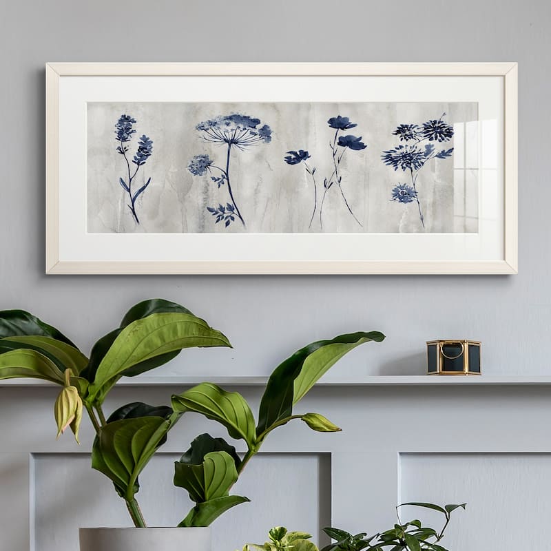 Indigo Row-Premium Gallery Framed Print