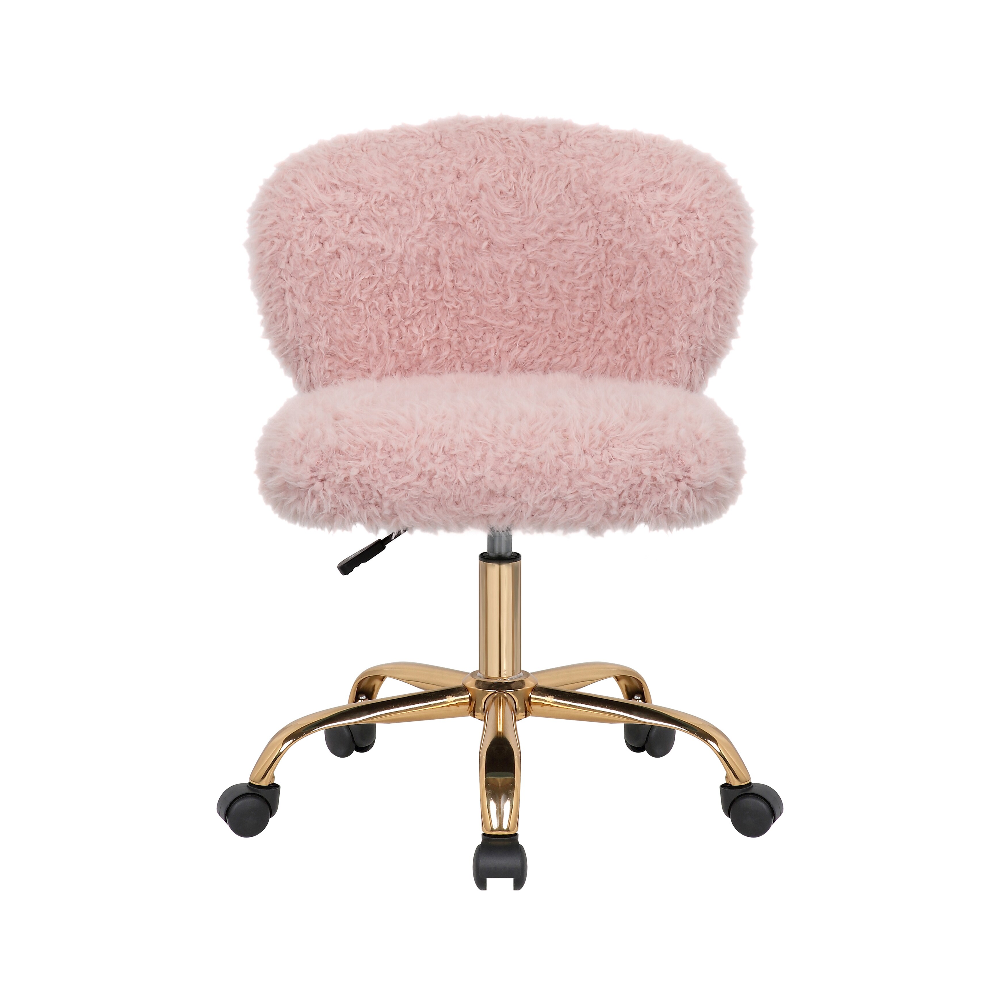 Plush armless office chair clearance