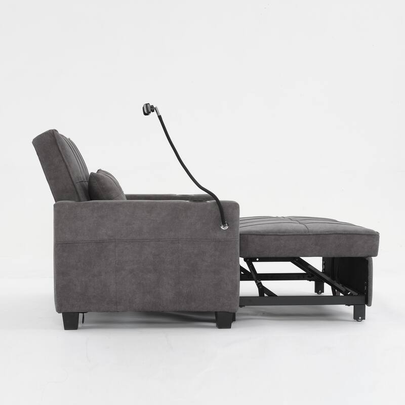 Pull Out Recliner Chair Bed Convertible 3 in 1