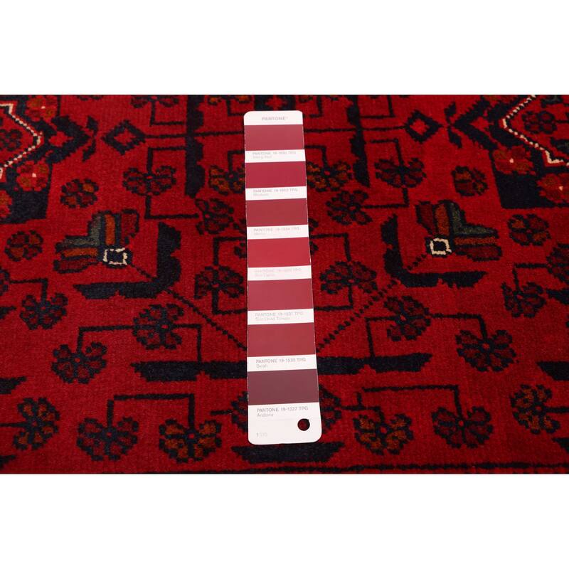 ECARPETGALLERY Hand-knotted Finest Khal Mohammadi Red Wool Rug - 5'0 x 6'8