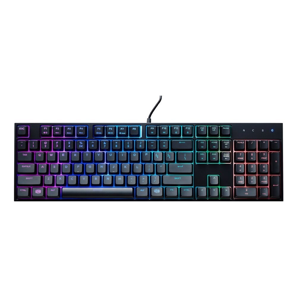 Shop Cooler Master Masterkeys Lite L Gaming Keyboard Mouse Combo Mem Chanical Switches Brilliant Rgb Led Sgb 3040 Kkmf1 Us Overstock 26638217