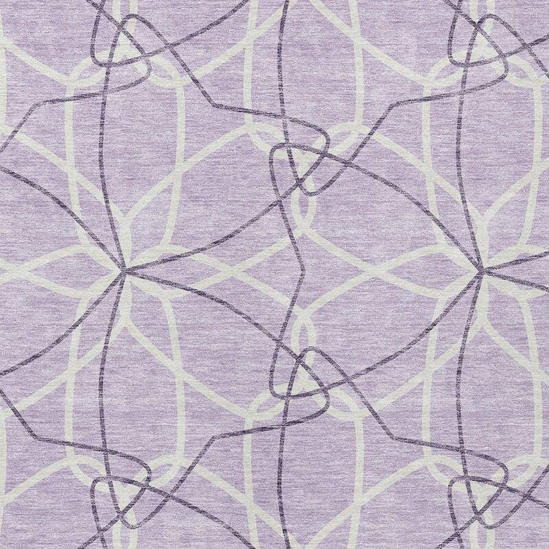 HomeRoots Geometric Modern Rectangle Outdoor Rug