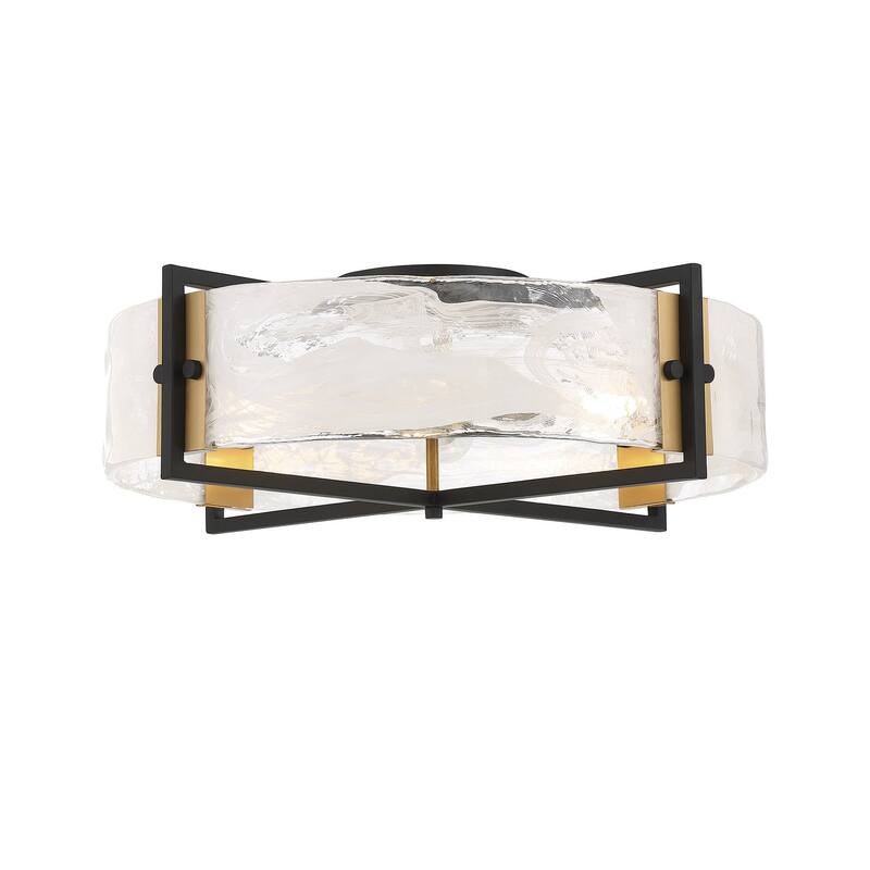 Savoy House 6-1695-4 Hayward 4 Light 24" Wide Semi-Flush Drum Ceiling