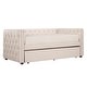 preview thumbnail 16 of 74, Knightsbridge Twin Tufted Nailhead Daybed by iNSPIRE Q Artisan
