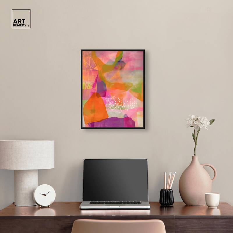 Garnet Gleam V Canvas by Art Remedy
