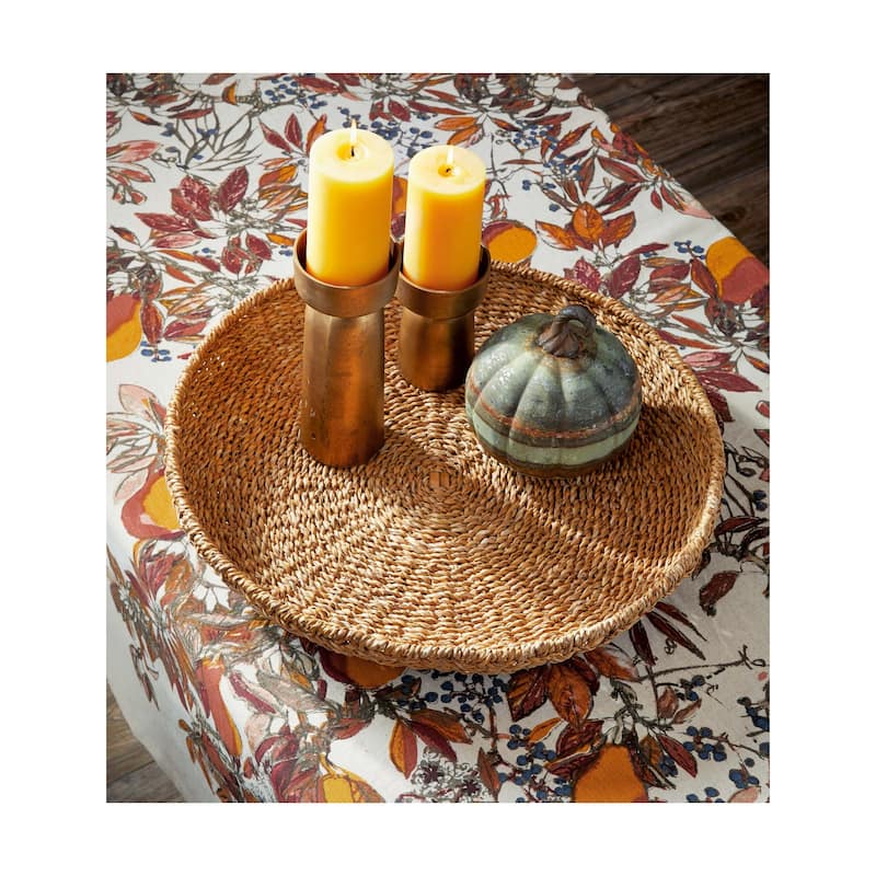 Seagrass Round Tray - Natural