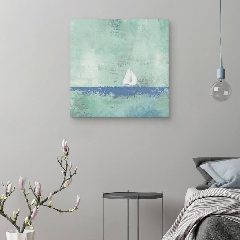 Sailboat Dream Square by James Wiens Canvas Art Print