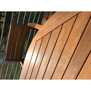 Amazonia Teak Chiesa 11 piece Oval Extendable Patio Dining Set