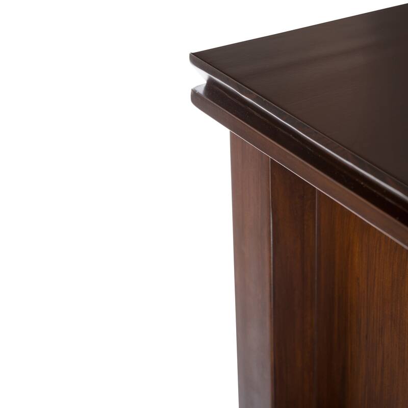 WYNDENHALL Stratford SOLID WOOD 57 inch Wide Transitional 8 Cube Storage Sofa Table - 57 inches wide