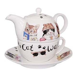 Purrrcy™ Cat Tea for One Set by Pinky Up® - As Pictured - Bed Bath & Beyond  - 22881784