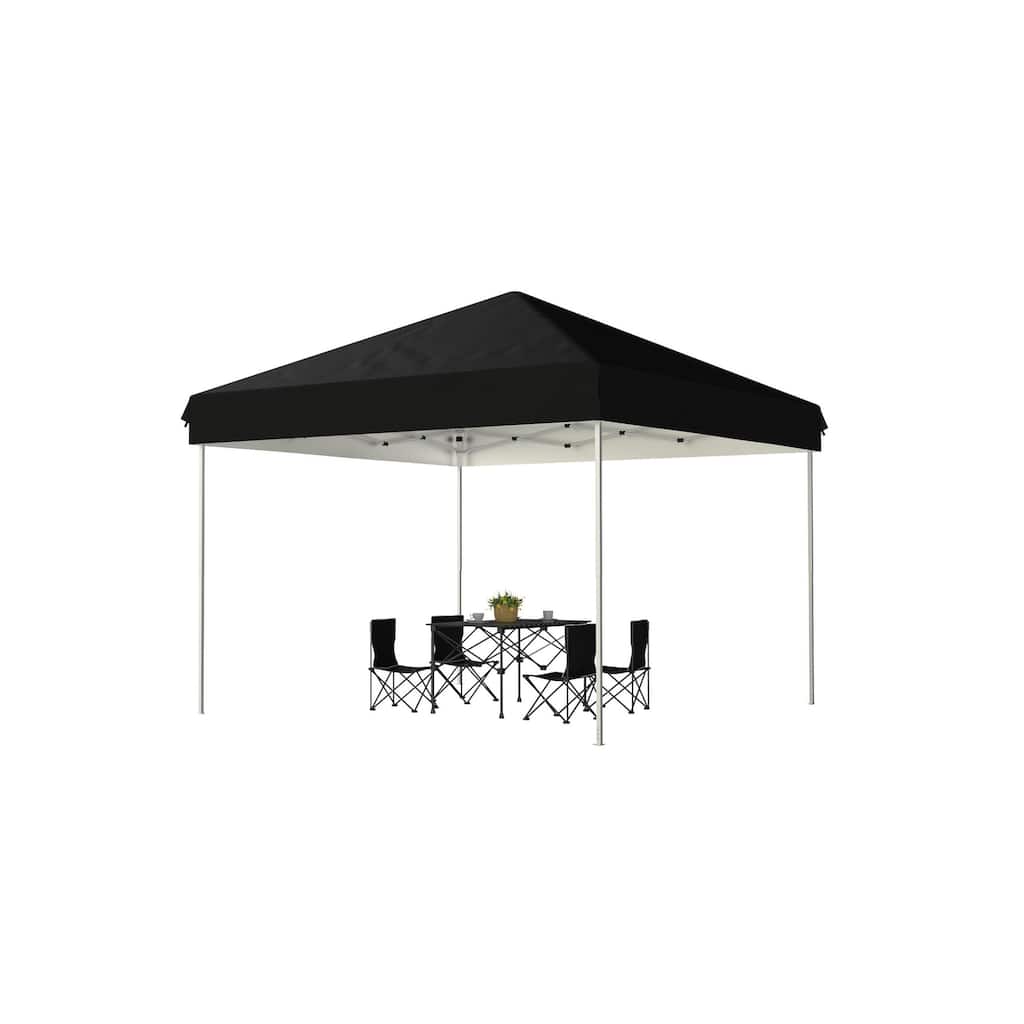 Instant Pop-Up Canopy Tent, No Sidewalls, for Beach, Party