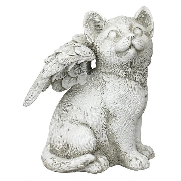 Shop 10 Large Heaven Sent Memorial Cat Outdoor Statue On Sale