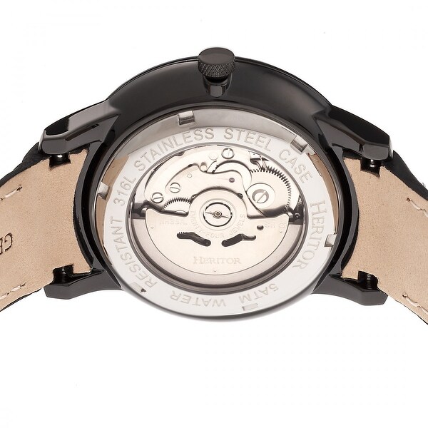 heritor skeleton watch