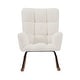 preview thumbnail 7 of 24, Rocking Chair Nursery Glider Chair High Back Rocking Armchair Upholstered Lounge Chair