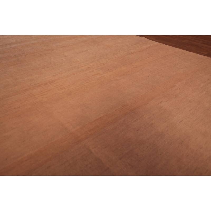 Modern Solid Gabbeh Oriental Area Rug Handmade Wool Carpet - 6'3" x 9'7"