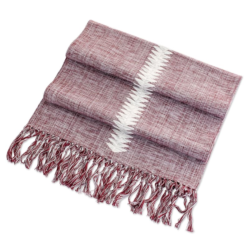 Novica Handmade Homey Elegance Cotton Table Runner