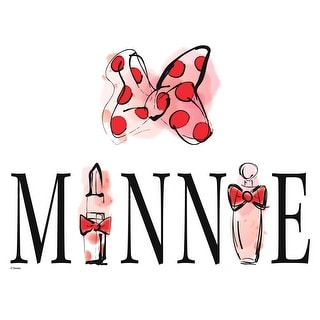 Pink & Black Minnie Mouse Perfume Wall Decals by RoomMates