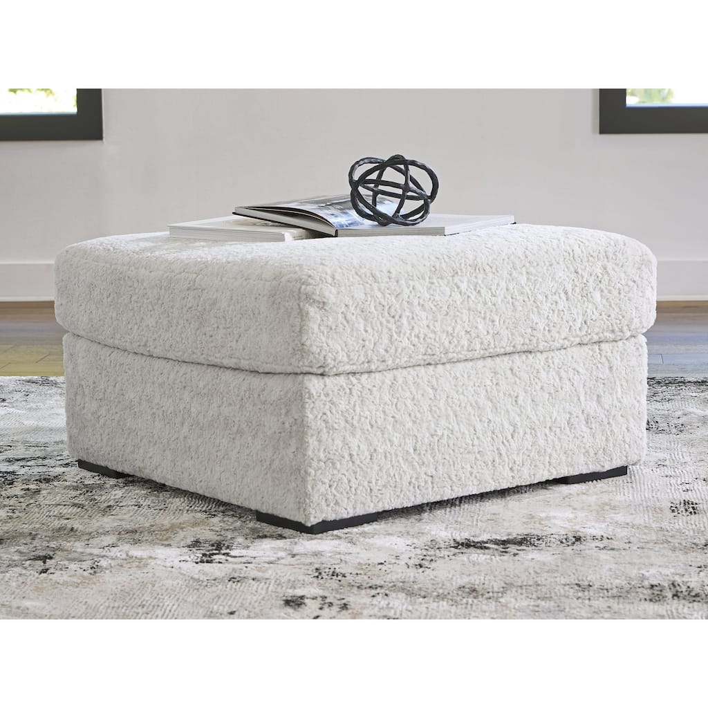 Signature Design by Ashley Cuddlesome White Oversized Accent Ottoman