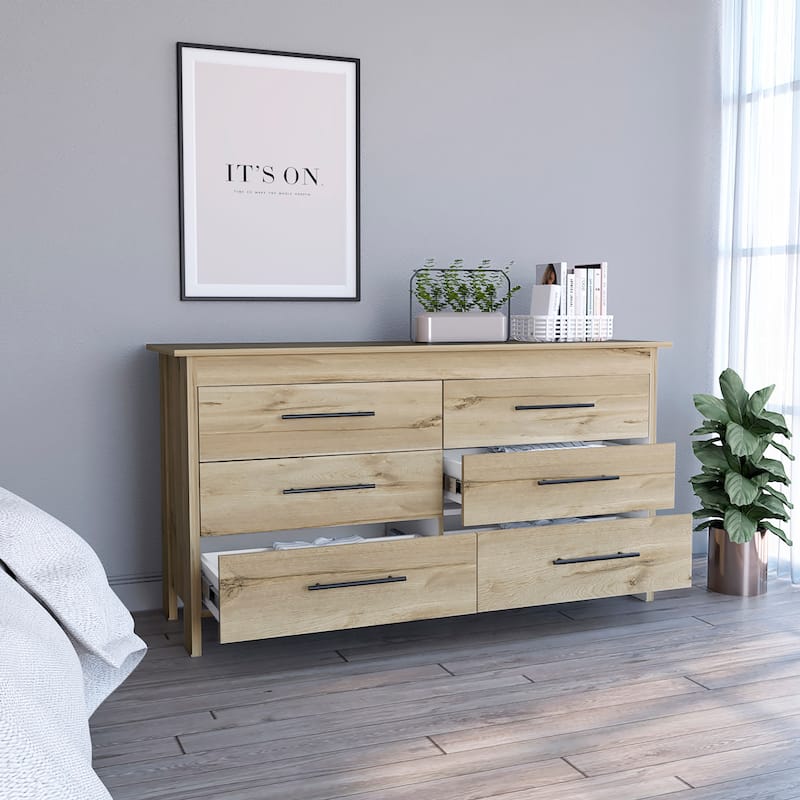 6-Drawer Double Dresser