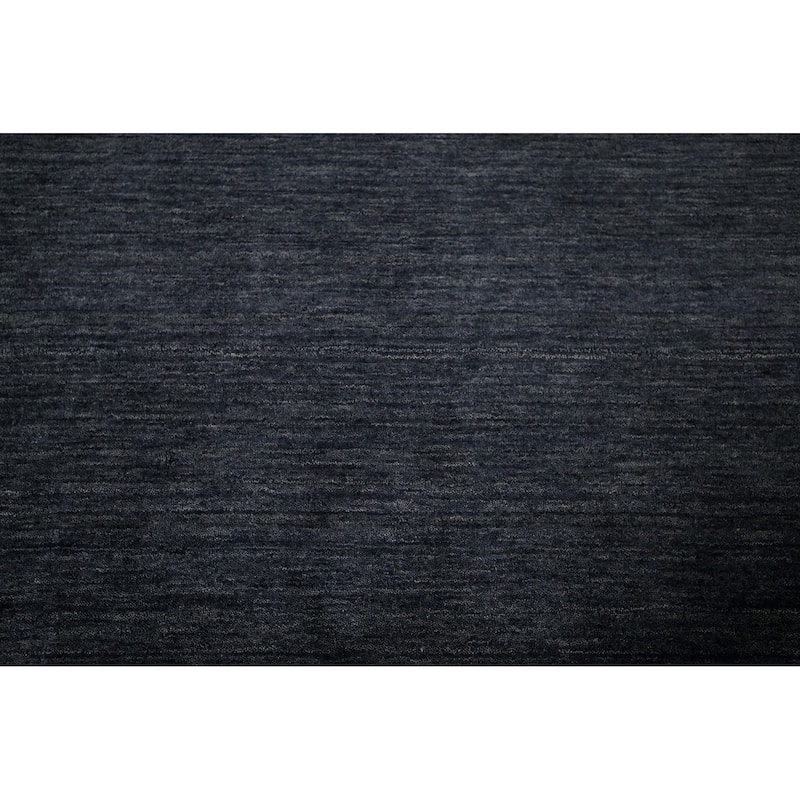 Gabbeh Indian Rug Hand-Knotted Oriental Wool Carpet - 7'11"x 9'8"