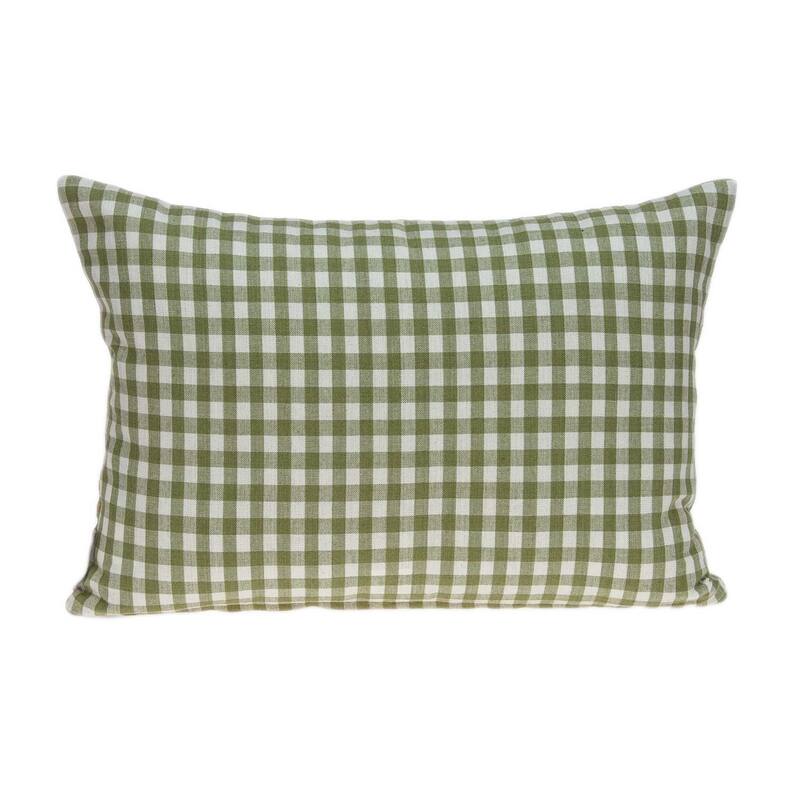 20" x 6" x 14" Tropical Green Pillow Cover With Poly Insert