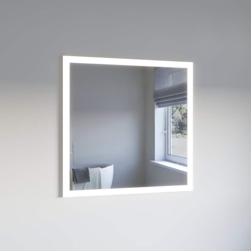 Fresca FMR013636 Angelo 36" W x 36" H Modern Square Aluminum Frameless