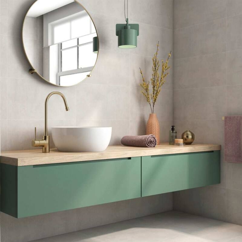 Studio 12x24 Matte Concrete Look Porcelain Tile - Floor, Wall - Large Format