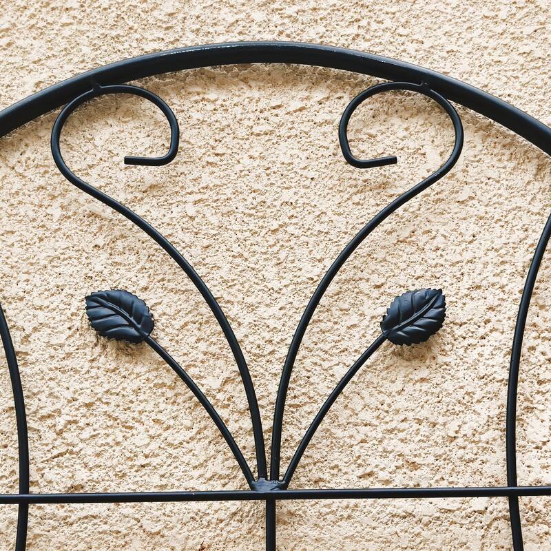 2 Pack Metal Garden Trellis 86.7in x 19.7in Rustproof Trellis