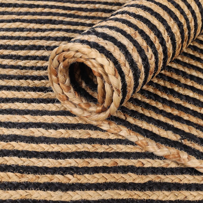 Superior Braided Jute Reversible Indoor Outdoor Area Rug
