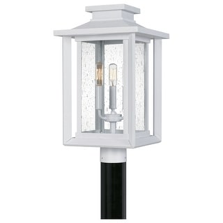 Wakefield 3-Light Outdoor Post Mount in Matte White