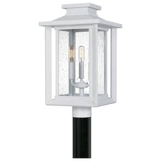 Wakefield 3-Light Outdoor Post Mount in Matte White