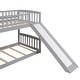 preview thumbnail 9 of 16, Twin over Twin Bunk Bed with Ladder, Slide, Storage Stairway and 2 Drawers