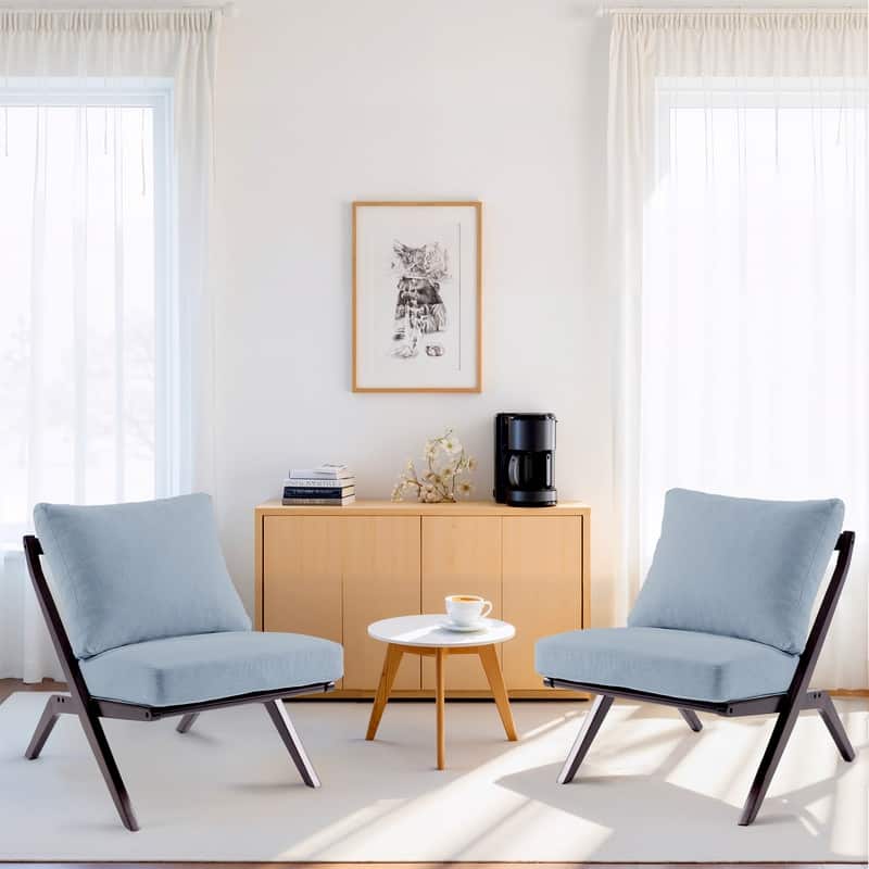 Modern Minimalist Solid Wood Lounge Chair