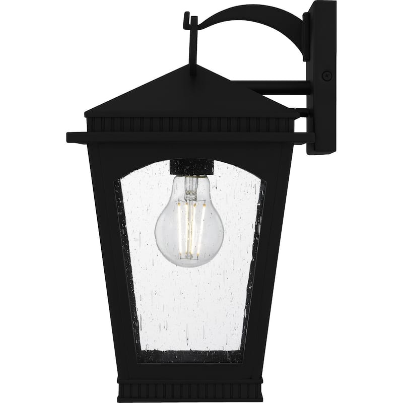 Earth Black Outdoor Wall Lantern from the Huck Collection
