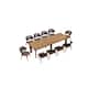 Option Updated Brown (10 people, rectangular)