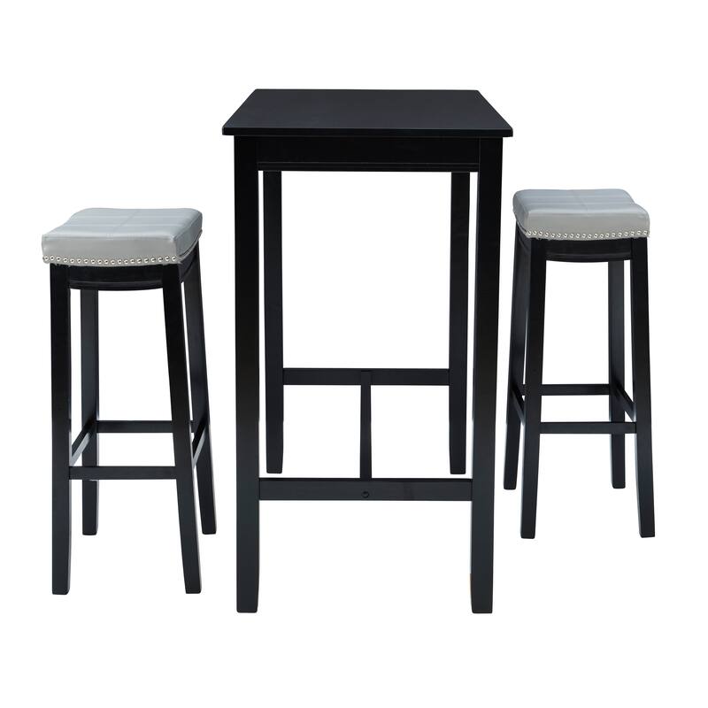 Linon Bridgeport 3-Piece Bar Dining Set