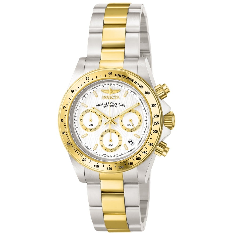 Invicta Men's 9212 Speedway Quartz Chronograph White Dial Watch