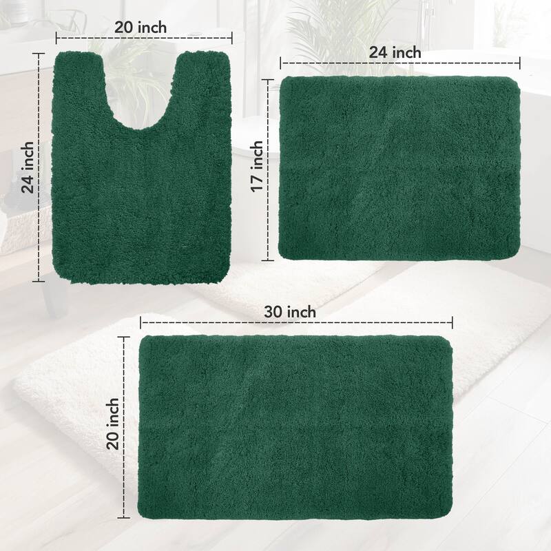 Deconovo Super Absorbent & Thick Bath Mat Rugs (1 PC)