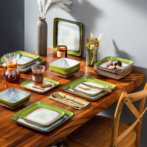 Reactive glaze dinner set cheap